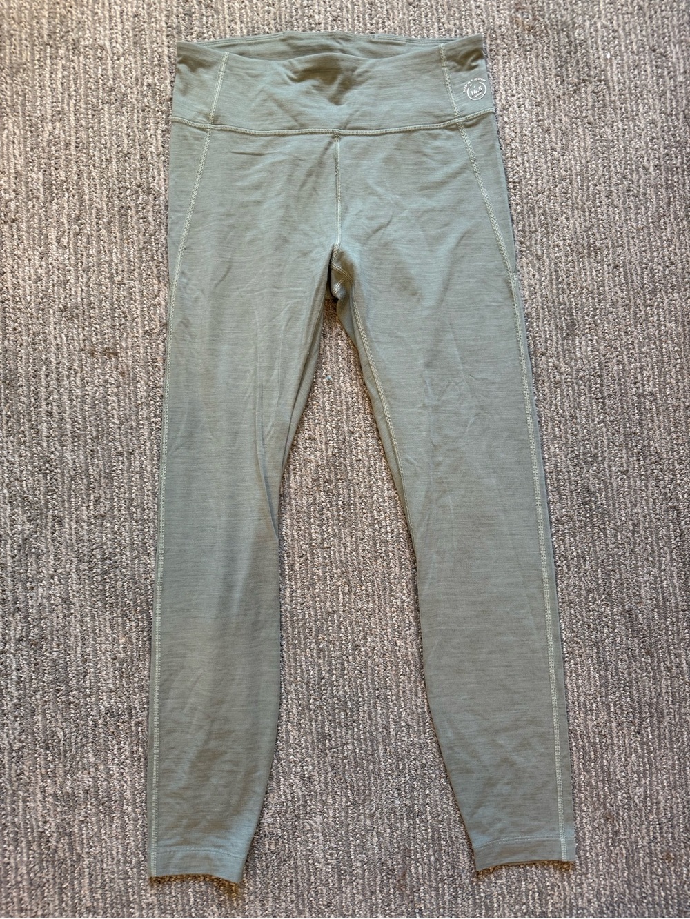 Allbirds Natural Leggings Gust Green Merino Wool Tencel Women’s M